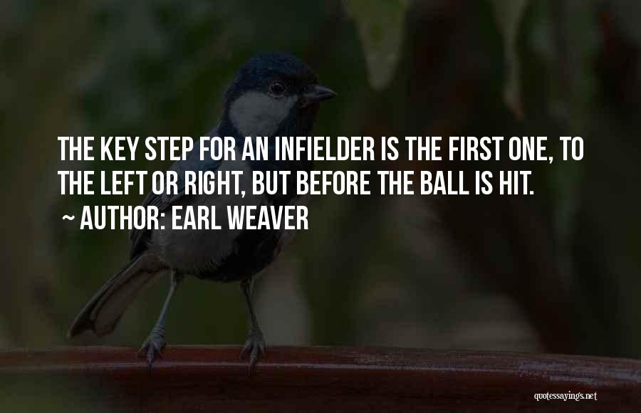 Earl Weaver Quotes: The Key Step For An Infielder Is The First One, To The Left Or Right, But Before The Ball Is