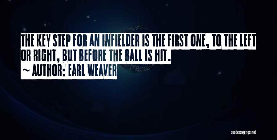 Earl Weaver Quotes: The Key Step For An Infielder Is The First One, To The Left Or Right, But Before The Ball Is