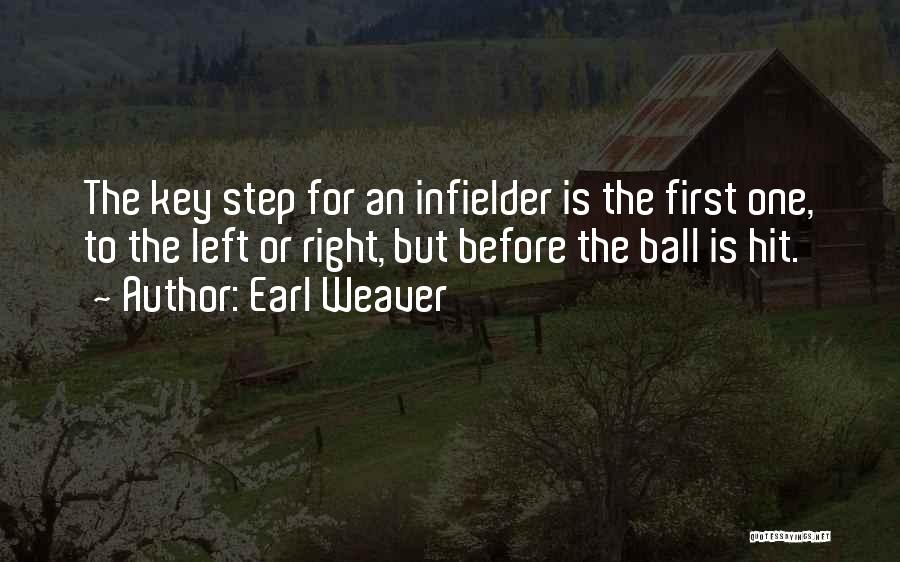 Earl Weaver Quotes: The Key Step For An Infielder Is The First One, To The Left Or Right, But Before The Ball Is