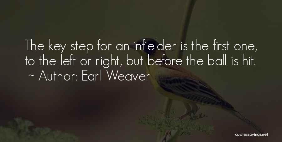 Earl Weaver Quotes: The Key Step For An Infielder Is The First One, To The Left Or Right, But Before The Ball Is