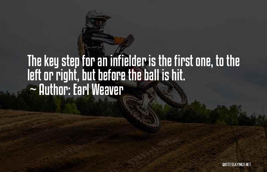 Earl Weaver Quotes: The Key Step For An Infielder Is The First One, To The Left Or Right, But Before The Ball Is