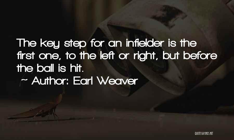 Earl Weaver Quotes: The Key Step For An Infielder Is The First One, To The Left Or Right, But Before The Ball Is