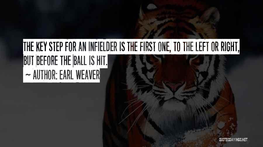 Earl Weaver Quotes: The Key Step For An Infielder Is The First One, To The Left Or Right, But Before The Ball Is