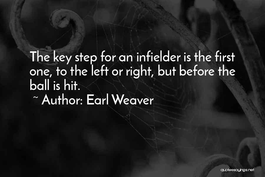 Earl Weaver Quotes: The Key Step For An Infielder Is The First One, To The Left Or Right, But Before The Ball Is