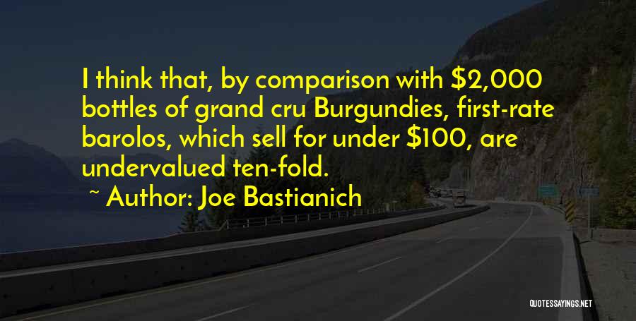 Joe Bastianich Quotes: I Think That, By Comparison With $2,000 Bottles Of Grand Cru Burgundies, First-rate Barolos, Which Sell For Under $100, Are