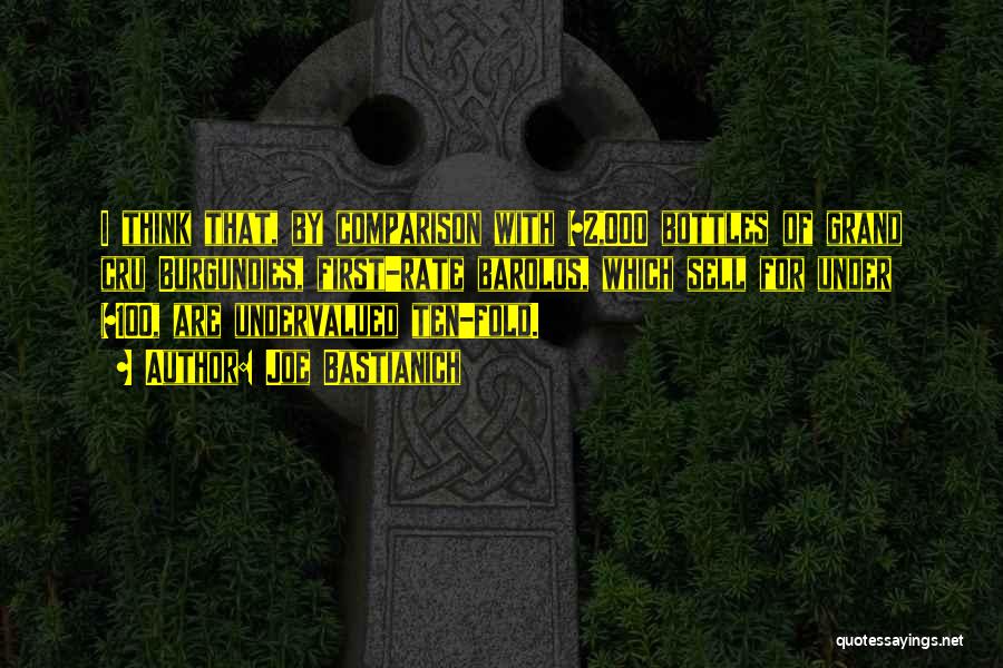Joe Bastianich Quotes: I Think That, By Comparison With $2,000 Bottles Of Grand Cru Burgundies, First-rate Barolos, Which Sell For Under $100, Are