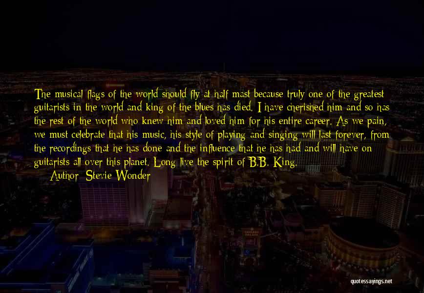 Stevie Wonder Quotes: The Musical Flags Of The World Should Fly At Half Mast Because Truly One Of The Greatest Guitarists In The