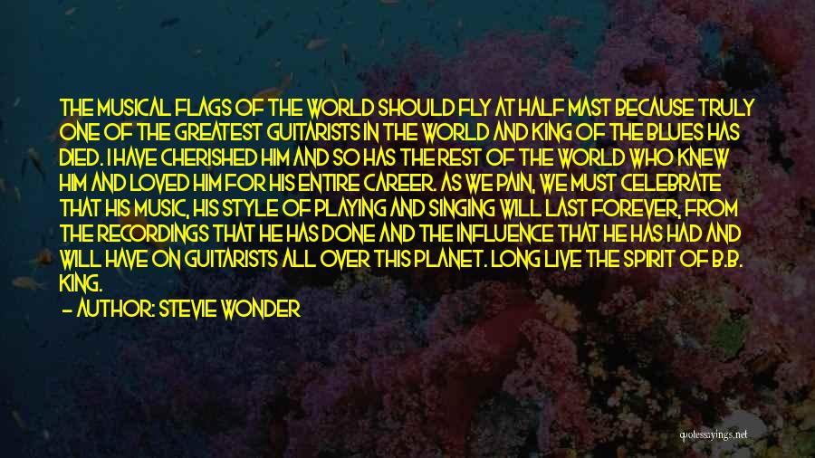 Stevie Wonder Quotes: The Musical Flags Of The World Should Fly At Half Mast Because Truly One Of The Greatest Guitarists In The