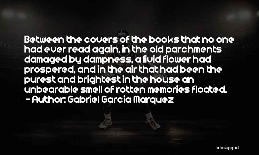 Gabriel Garcia Marquez Quotes: Between The Covers Of The Books That No One Had Ever Read Again, In The Old Parchments Damaged By Dampness,