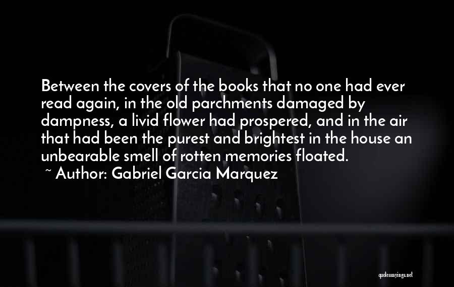 Gabriel Garcia Marquez Quotes: Between The Covers Of The Books That No One Had Ever Read Again, In The Old Parchments Damaged By Dampness,