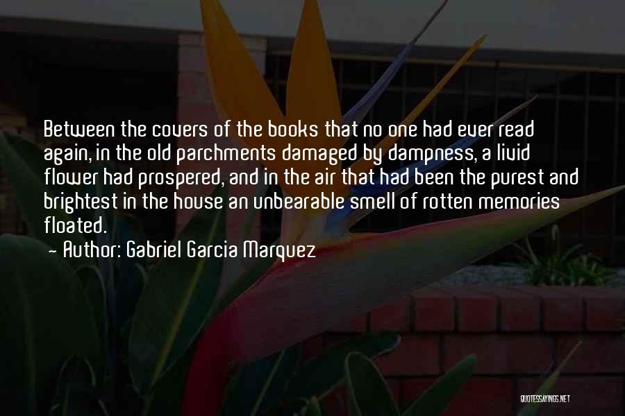 Gabriel Garcia Marquez Quotes: Between The Covers Of The Books That No One Had Ever Read Again, In The Old Parchments Damaged By Dampness,