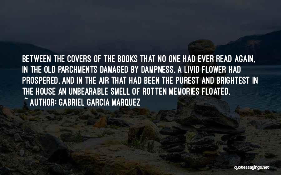 Gabriel Garcia Marquez Quotes: Between The Covers Of The Books That No One Had Ever Read Again, In The Old Parchments Damaged By Dampness,