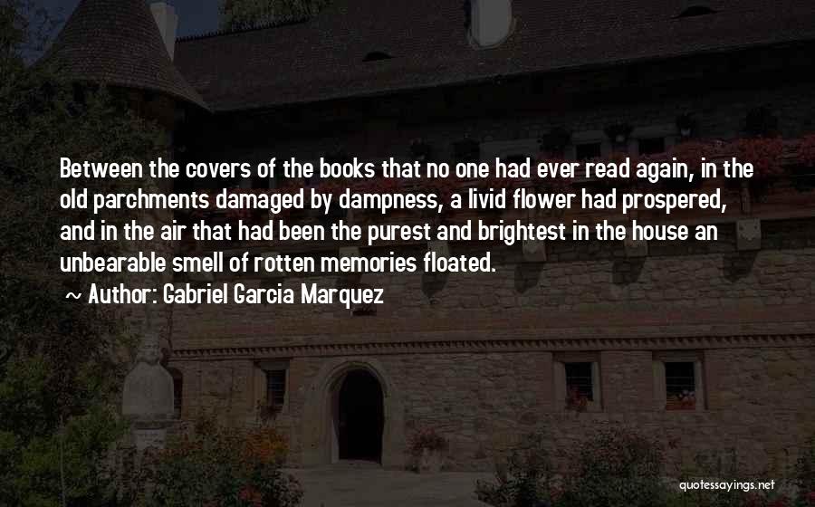 Gabriel Garcia Marquez Quotes: Between The Covers Of The Books That No One Had Ever Read Again, In The Old Parchments Damaged By Dampness,