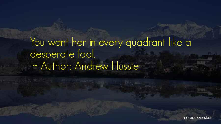 Andrew Hussie Quotes: You Want Her In Every Quadrant Like A Desperate Fool.