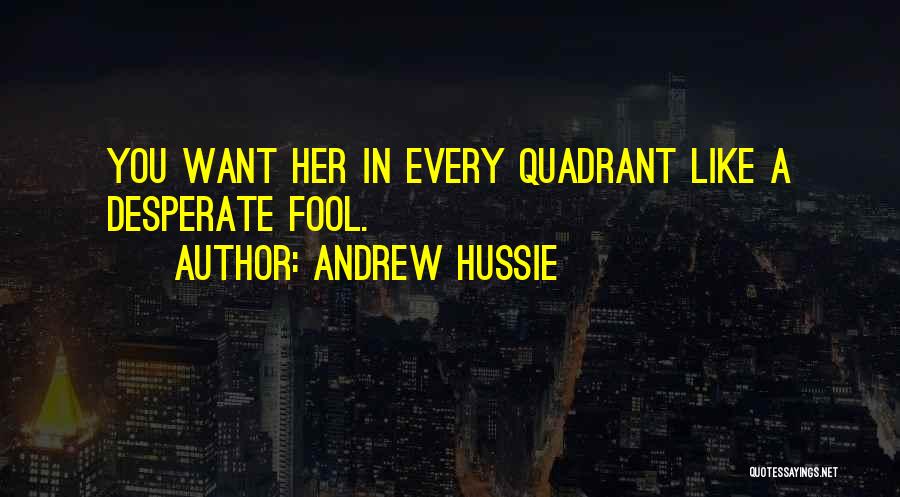 Andrew Hussie Quotes: You Want Her In Every Quadrant Like A Desperate Fool.