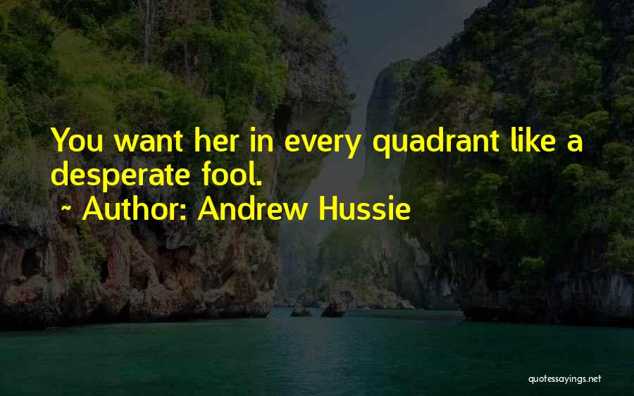 Andrew Hussie Quotes: You Want Her In Every Quadrant Like A Desperate Fool.