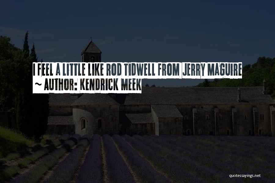 Kendrick Meek Quotes: I Feel A Little Like Rod Tidwell From Jerry Maguire