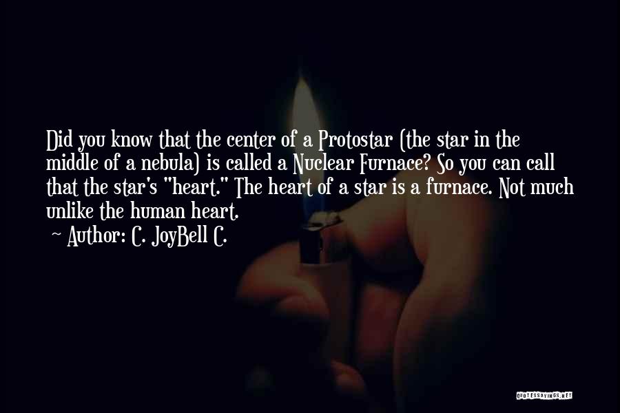 C. JoyBell C. Quotes: Did You Know That The Center Of A Protostar (the Star In The Middle Of A Nebula) Is Called A