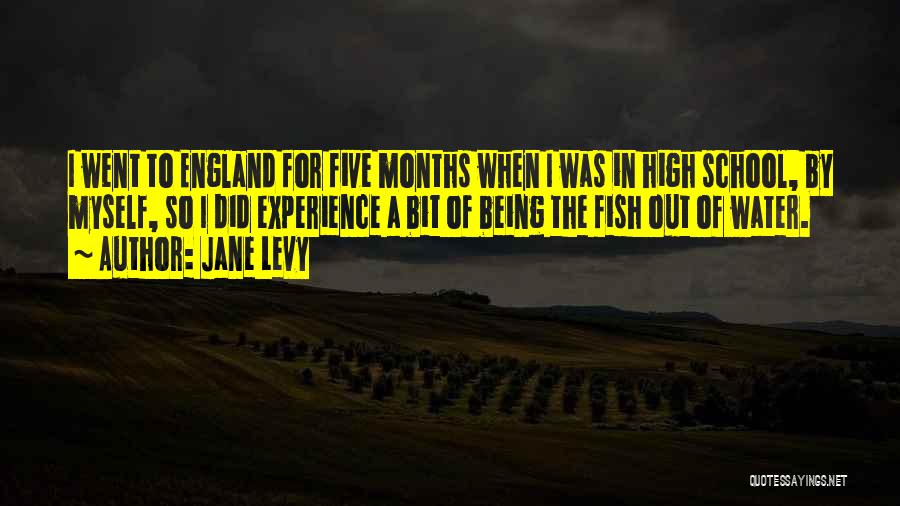 Jane Levy Quotes: I Went To England For Five Months When I Was In High School, By Myself, So I Did Experience A