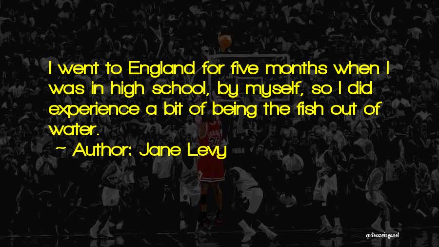 Jane Levy Quotes: I Went To England For Five Months When I Was In High School, By Myself, So I Did Experience A