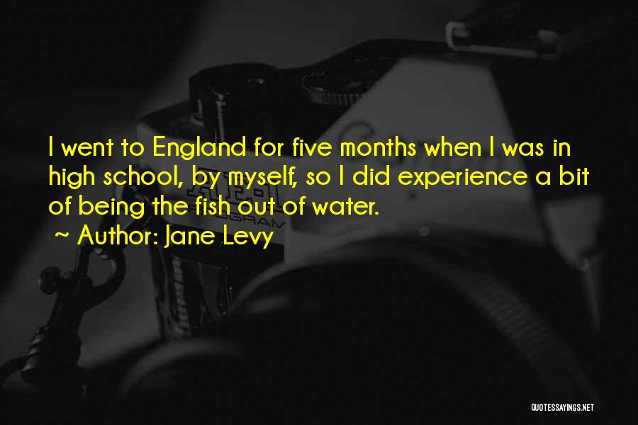 Jane Levy Quotes: I Went To England For Five Months When I Was In High School, By Myself, So I Did Experience A