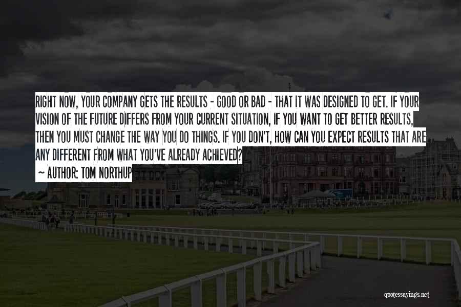 Tom Northup Quotes: Right Now, Your Company Gets The Results - Good Or Bad - That It Was Designed To Get. If Your