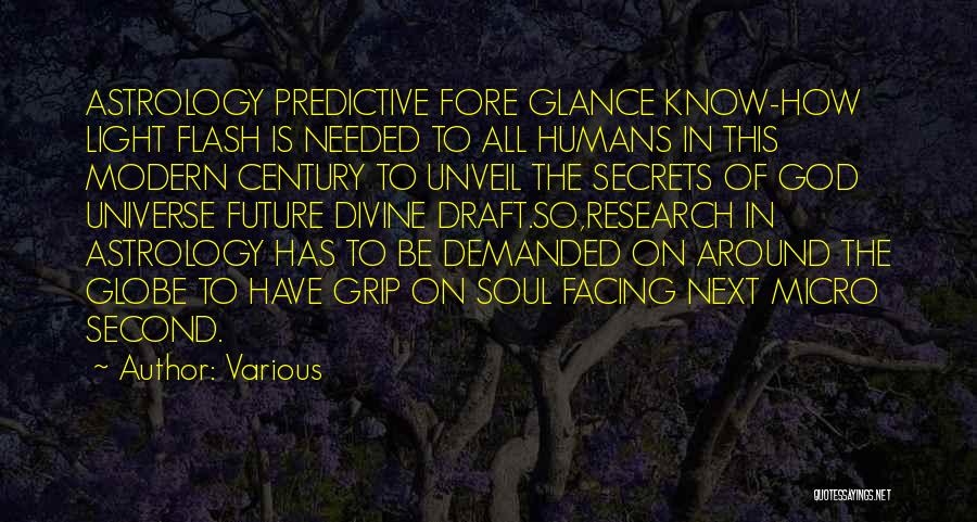 Various Quotes: Astrology Predictive Fore Glance Know-how Light Flash Is Needed To All Humans In This Modern Century To Unveil The Secrets