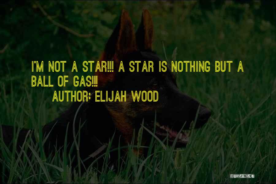 Elijah Wood Quotes: I'm Not A Star!!! A Star Is Nothing But A Ball Of Gas!!!