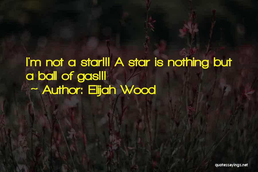 Elijah Wood Quotes: I'm Not A Star!!! A Star Is Nothing But A Ball Of Gas!!!