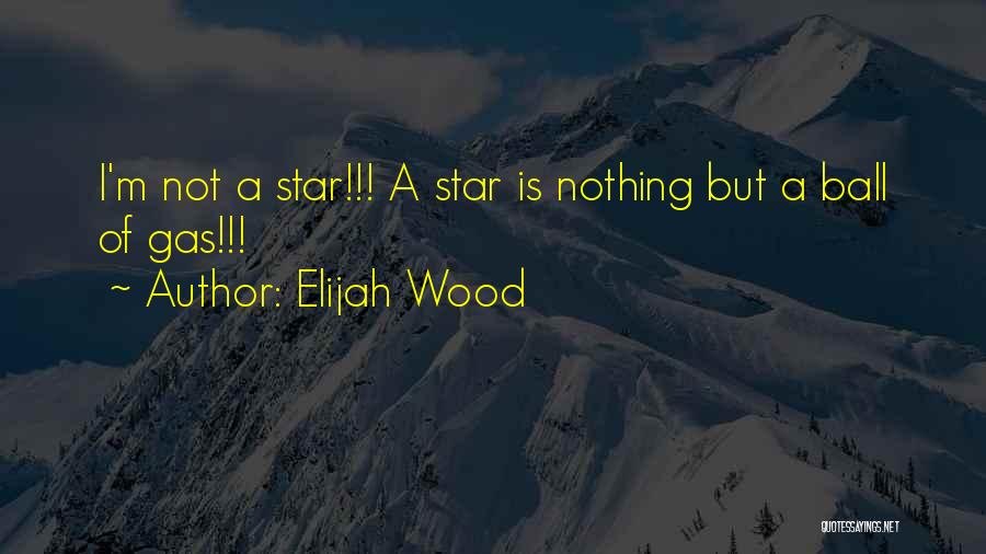 Elijah Wood Quotes: I'm Not A Star!!! A Star Is Nothing But A Ball Of Gas!!!