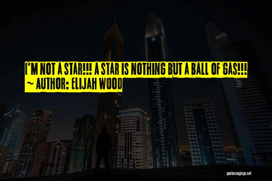 Elijah Wood Quotes: I'm Not A Star!!! A Star Is Nothing But A Ball Of Gas!!!