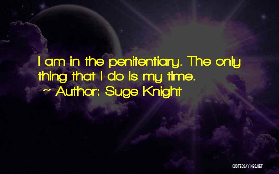 Suge Knight Quotes: I Am In The Penitentiary. The Only Thing That I Do Is My Time.