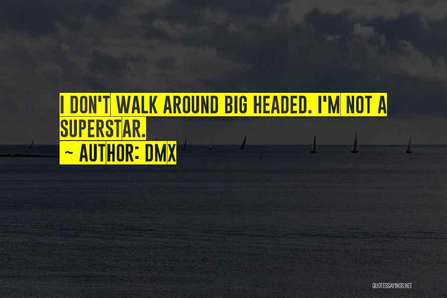 DMX Quotes: I Don't Walk Around Big Headed. I'm Not A Superstar.