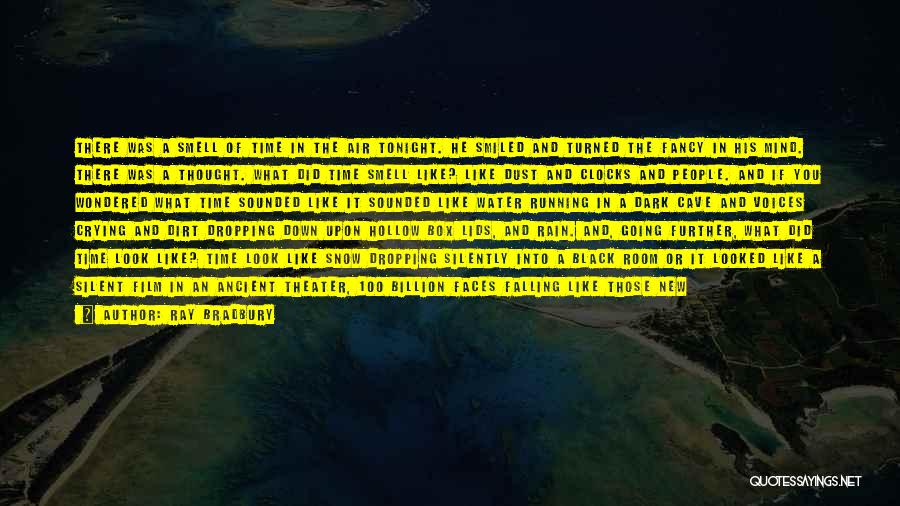 Ray Bradbury Quotes: There Was A Smell Of Time In The Air Tonight. He Smiled And Turned The Fancy In His Mind. There