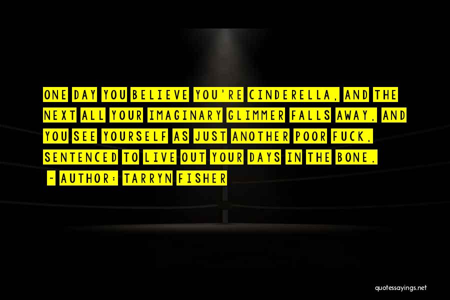 Tarryn Fisher Quotes: One Day You Believe You're Cinderella, And The Next All Your Imaginary Glimmer Falls Away, And You See Yourself As