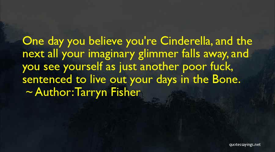 Tarryn Fisher Quotes: One Day You Believe You're Cinderella, And The Next All Your Imaginary Glimmer Falls Away, And You See Yourself As