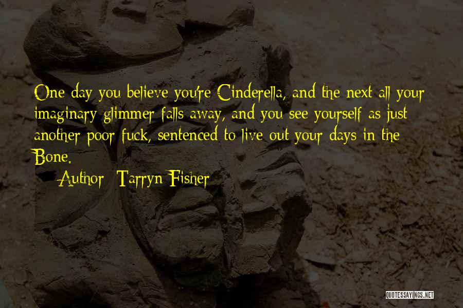 Tarryn Fisher Quotes: One Day You Believe You're Cinderella, And The Next All Your Imaginary Glimmer Falls Away, And You See Yourself As