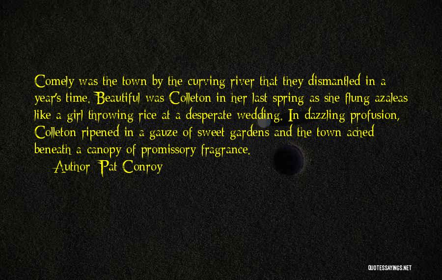 Pat Conroy Quotes: Comely Was The Town By The Curving River That They Dismantled In A Year's Time. Beautiful Was Colleton In Her