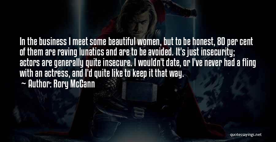 Rory McCann Quotes: In The Business I Meet Some Beautiful Women, But To Be Honest, 80 Per Cent Of Them Are Raving Lunatics