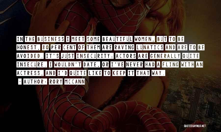 Rory McCann Quotes: In The Business I Meet Some Beautiful Women, But To Be Honest, 80 Per Cent Of Them Are Raving Lunatics