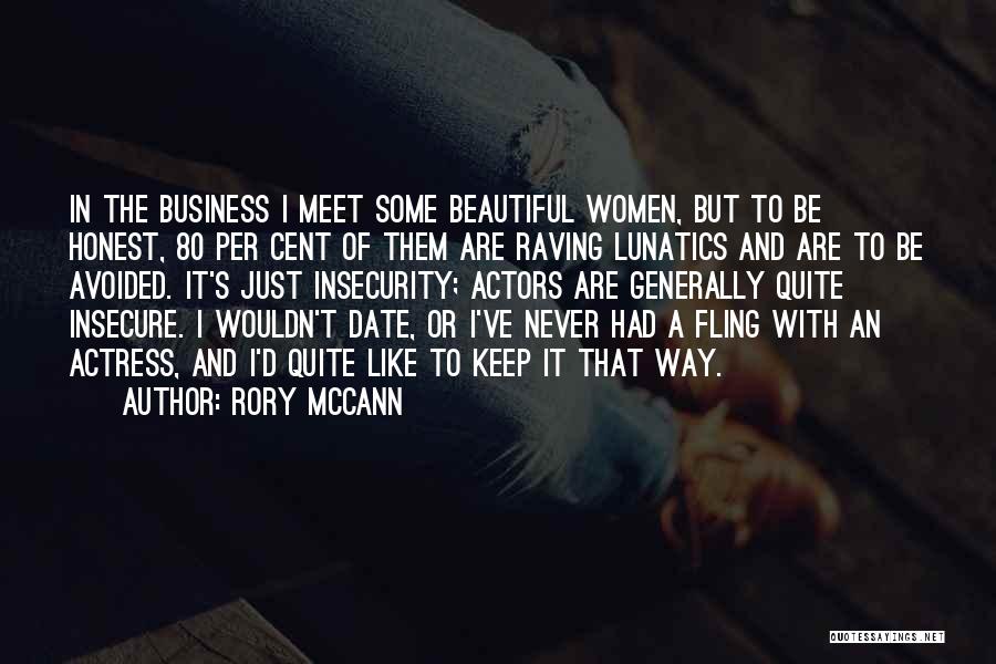 Rory McCann Quotes: In The Business I Meet Some Beautiful Women, But To Be Honest, 80 Per Cent Of Them Are Raving Lunatics