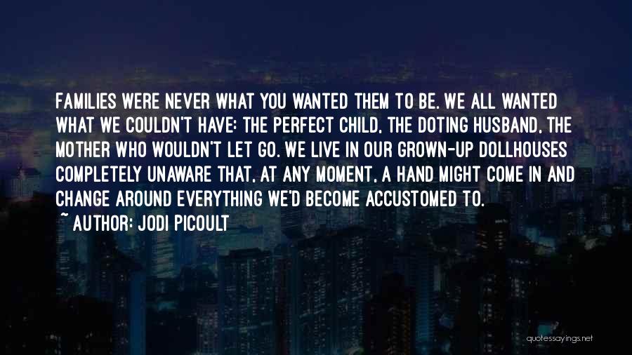 Jodi Picoult Quotes: Families Were Never What You Wanted Them To Be. We All Wanted What We Couldn't Have: The Perfect Child, The