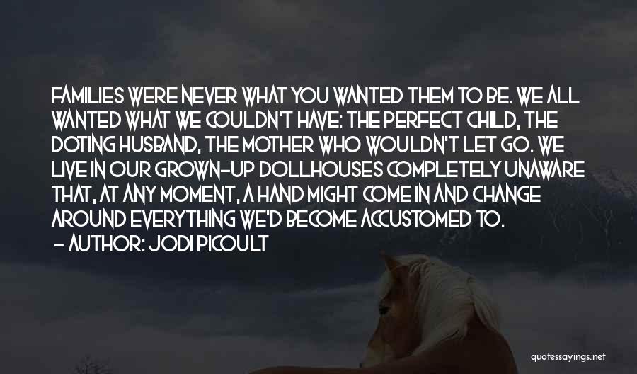 Jodi Picoult Quotes: Families Were Never What You Wanted Them To Be. We All Wanted What We Couldn't Have: The Perfect Child, The