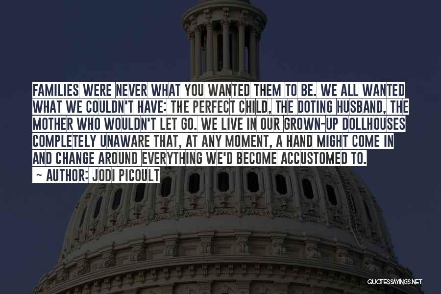 Jodi Picoult Quotes: Families Were Never What You Wanted Them To Be. We All Wanted What We Couldn't Have: The Perfect Child, The