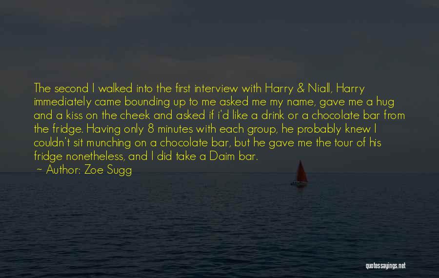 Zoe Sugg Quotes: The Second I Walked Into The First Interview With Harry & Niall, Harry Immediately Came Bounding Up To Me Asked