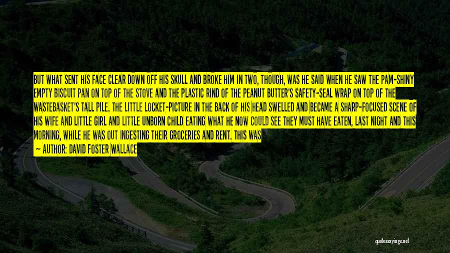 David Foster Wallace Quotes: But What Sent His Face Clear Down Off His Skull And Broke Him In Two, Though, Was He Said When