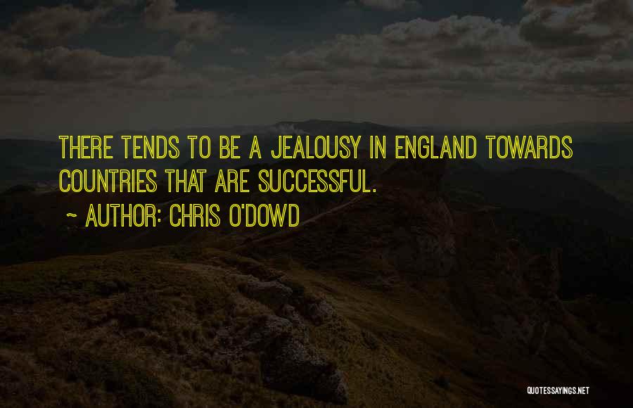 Chris O'Dowd Quotes: There Tends To Be A Jealousy In England Towards Countries That Are Successful.