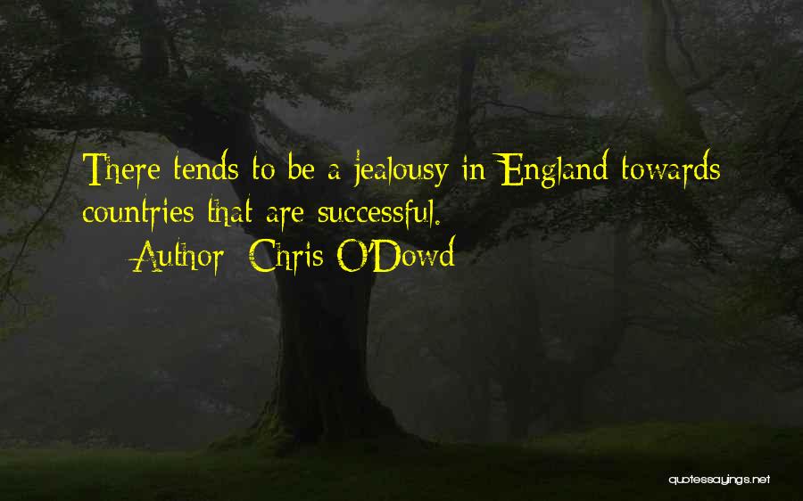 Chris O'Dowd Quotes: There Tends To Be A Jealousy In England Towards Countries That Are Successful.