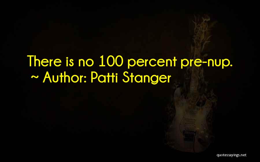 Patti Stanger Quotes: There Is No 100 Percent Pre-nup.