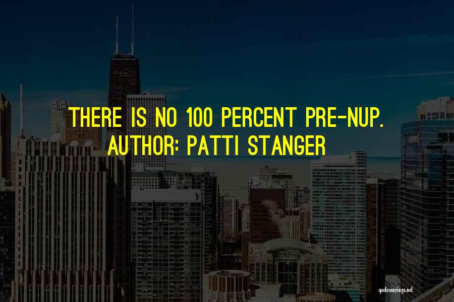 Patti Stanger Quotes: There Is No 100 Percent Pre-nup.